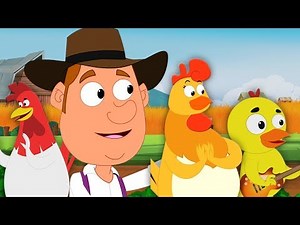 el viejo Macdonald tenia una granja | Canciones Infantiles | Old Macdonald | Cartoon Town Español