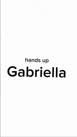 Hands up Gabriella😎 #lyrics #lyricvideo #song #songlyrics #katseyegabriela #katseye #fypシ゚viral