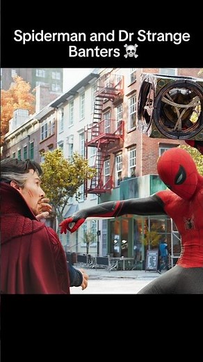 Spiderman and Dr Strange Banters ☠️ #shorts