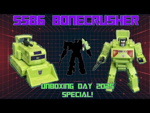 An (Unevenly) Painted Green Brick! Unboxing Day 2025: SS86 Constructicon Bonecrusher