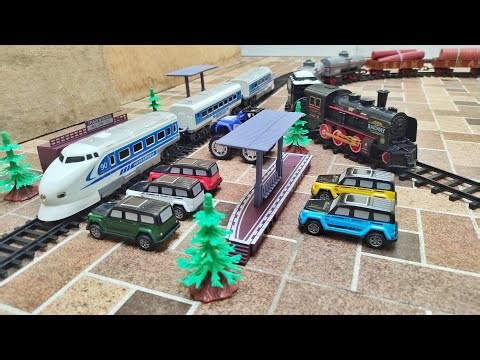 Railway Model EP.7 : Vintage Steam Train And Asian High Speed Train Assembing And Test Run