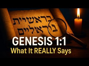 What Does Genesis 1:1 REALLY Say in Hebrew?