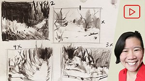 Thumbnail Sketches for a Landscape · Art Prof