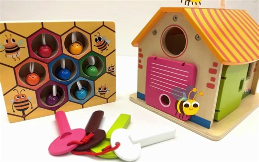 Learn colors with bee toy