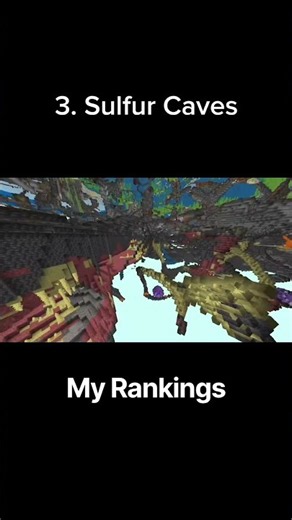 Ranking Cave Biomes in Minecraft