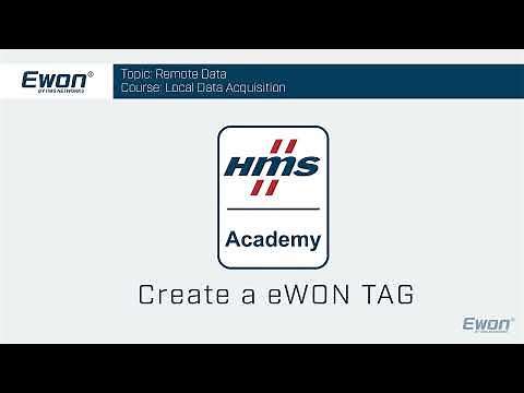 Local Data Acquisition - Create a Ewon Tag