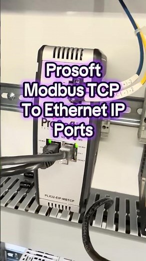 Which port is which on a PLX32-EIP-MBTCP? #makethingswork #engineering #modbus #plc #comms
