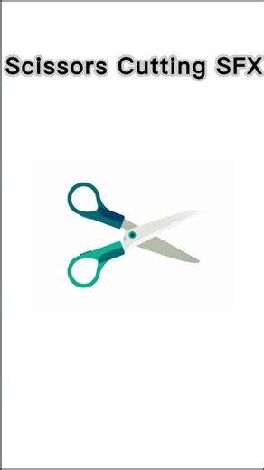 Scissors Cutting Paper || Royalty Free Sound Effect.