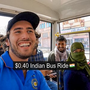674K views · 20K reactions | $0.40 Indian Local Bus to Amer Fort  | Luke Damant | Facebook