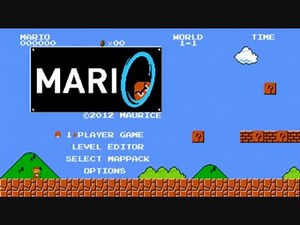 Mario+Portal=MARI0実況
