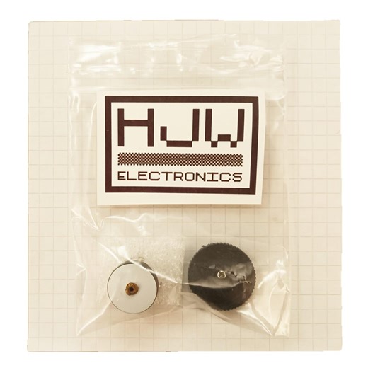 Black Thumbwheel Volume Control Potentiometer With Switch 21mm 5K