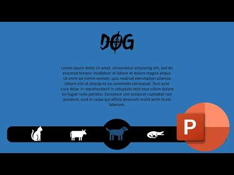 How to Create Power Point Presentation Template tutorial about Animals present template 378