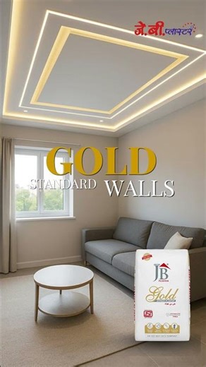 JB Gold Plaster — where every wall reflects perfection. #jbplaster