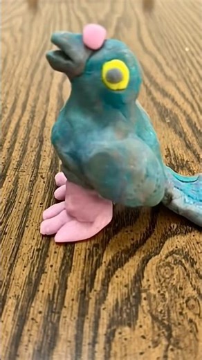Pigeon play-doh Stop Motion loop #stopmotionanimation #stopmotion