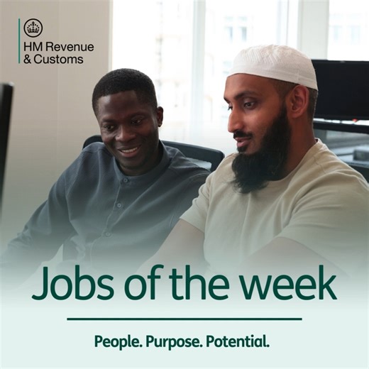 🔊 Jobs of the week! ⭐ Advisory Accountant: https://www.civilservicejobs.service.gov.uk/csr/jobs.cgi?jcode=1982482 ⭐ Case Manager – Advanced Tax Certainty Service: https://www.civilservicejobs.service.gov.uk/csr/jobs.cgi?jcode=1982354 ⭐ TCCA Head of Curriculum Development: https://www.civilservicejobs.service.gov.uk/csr/jobs.cgi?jcode=1982549 #PeoplePurposePotential #CivilServiceJobs #NewJob | HMRC