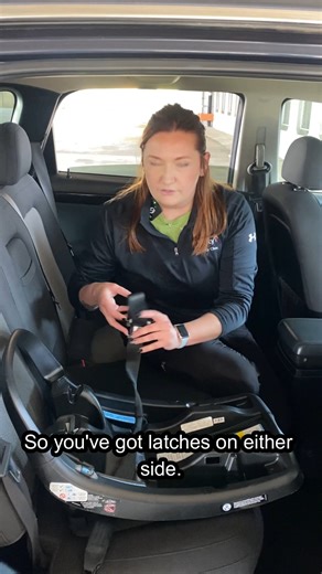 If you're adding a new passenger to your family's car, don't worry — buckling your little one in doesn’t have to be stressful. Here’s some quick, simple instructions to safely install a car seat and its base. #ChildPassengerSafetyWeek | Mercy