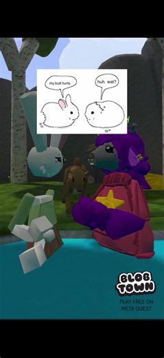Come say hi in @Blobtown !! #blobtown #vr #art #blobtowncc #fyp | vr games