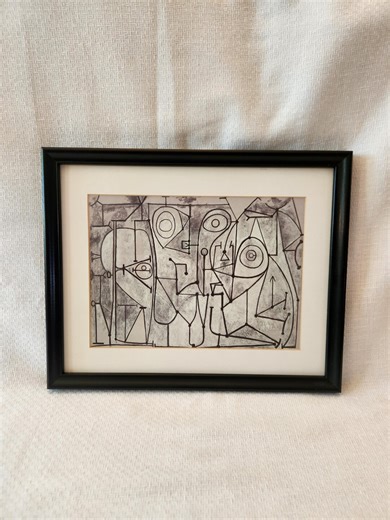 Picasso 1948 "the Kitchen" Print in Black Wood Frame Abstract Art 12" X 15" - Etsy