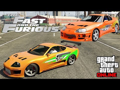 GTA 5 - F&F 1 Movie Build - Brian's Toyota Supra - Jester Classic Customization