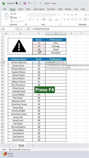 Stop doing lookup manually !! Insted use this function #exceltricks #exceltips #excel #shorts