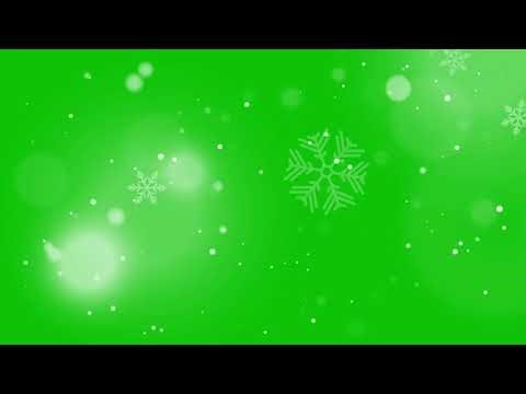 Christmas Snow Fall Green Screen Video Effects