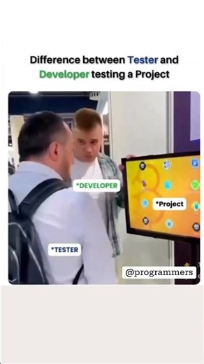 Difference Between Tester and Developer 😅