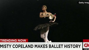 Misty Copeland dances her way to ballet history