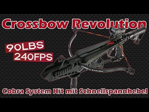 Crossbow Revolution - Cobra System Kit mit Schnellspannhebel