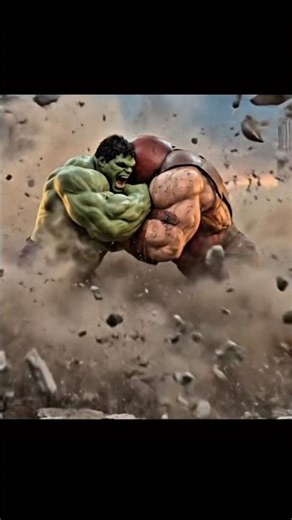 The ultimate battle . Hulk Vs Juggernaut