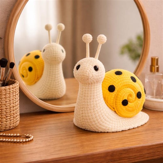 Cute Snail Amigurumi Crochet Pattern PDF, Mini Snail Plush, Beginner Friendly Kawaii Crochet Animal, Easy Amigurumi Tutorial - Etsy Australia