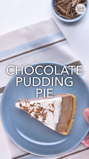 2.4K views · 46 reactions | Creamy, cool and rich, chocolate lovers will adore this pie! Get the full recipe here: https://trib.al/YlhRryd | Taste of Home | Facebook