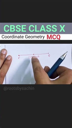 Class 10 Coordinate Geometry: 1 Mark Important (PYQ/ MCQ)