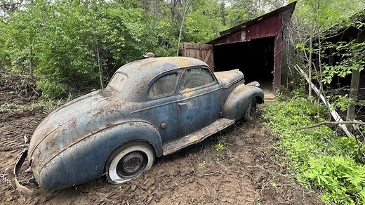 1940 Chevy Barn Find Saved From Collapsing Shed After Sitting For Decades