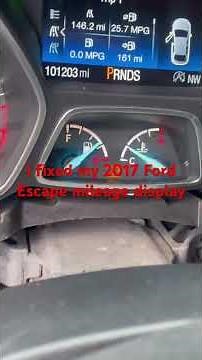 How to fix 2017 Ford Escape Cluster LCD