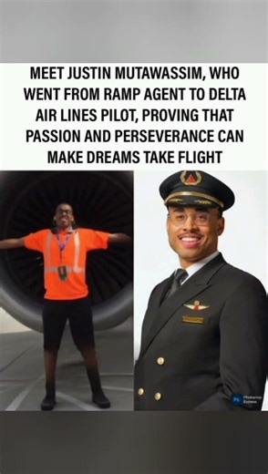 Delta Air Lines ramp agent becomes pilot ✈️ #Dreams #Success #Aviation #Viral #Shorts