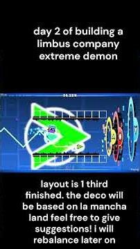 day 2 now! layout will most likely be done day 5 #geometrydash #gd #shorts