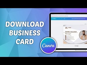 How to Download Business Cards from Canva