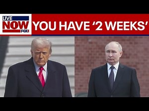 WATCH: President Trump gives Putin 2 weeks to make ceasefire deal