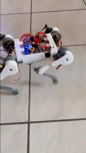 DIY 3d printed robotics projects quadruped #robot #3dprinting