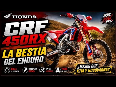 HONDA CRF450RX 🔥 La BESTIA del Enduro Racing | ¿Mejor que KTM y Husqvarna?