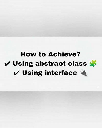 Abstraction in Java 💻🎭