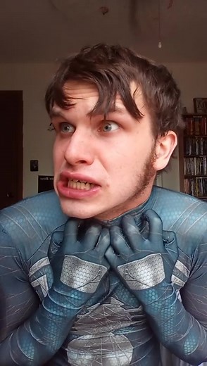 Creating Your Own Venom Costume with Blue Spandex