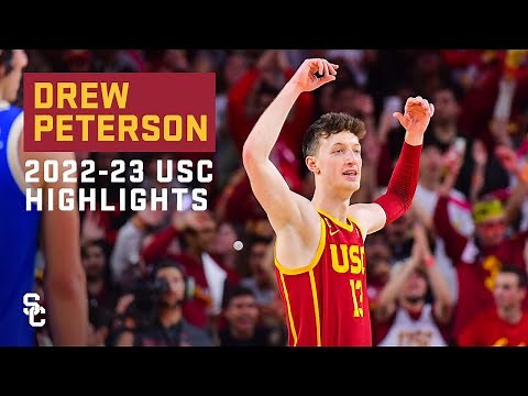 Drew Peterson 2022-23 USC Men's Basketball Highlights