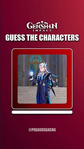 Can you guess all three Genshin Impact characters? 🤔