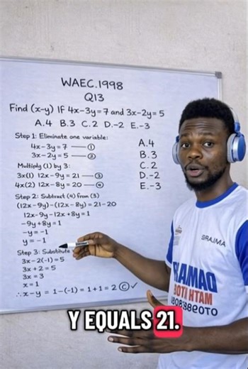 AI VERSION OF SIMULTANEOUS EQUATION #clearexam