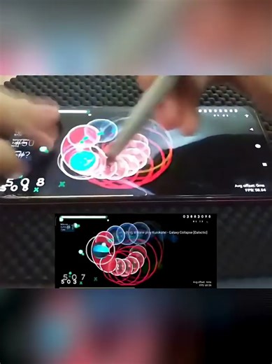 Osu! Droid Gameplay: Galaxy Collapse Mod