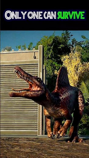 Spinosaurus🦖 vs T-Rex🦖jurassic world evolution 2🌱2025 #jurassicworld #dinosaurs #dinosaurshorts