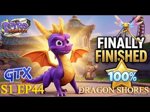 Spyro 2 Ripto's Rage PS1 Bonus (S1 E44) Finale 100% No Commentary! (Dragon Shores)
