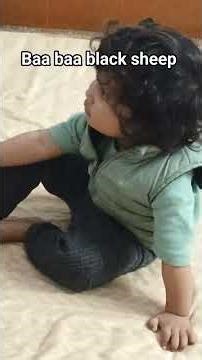 baa baa black sheep learning , singing by my daughter #cocomelon #babablacksheep #ashi #kidslearning