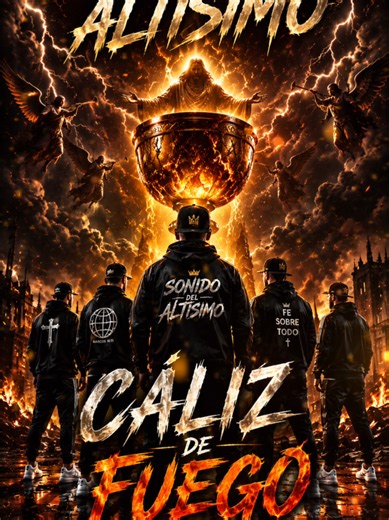 🔥 A pedido de todos… “Cáliz de Fuego” ya está completo acá en TikTok ⚡👑 Gracias por el apoyo que le dieron a este tema 🙌 Una canción inspirada en el Apocalipsis, hablando sobre el regreso de Cristo y el fuego de Dios en medio de la oscuridad. 🔥 Escuchalo completo, compartilo y que esta canción bendiga tu vida ❤️ #SonidoDelAltisimo #CalizDeFuego #CristoViene #MusicaCristiana #TikTokMusic